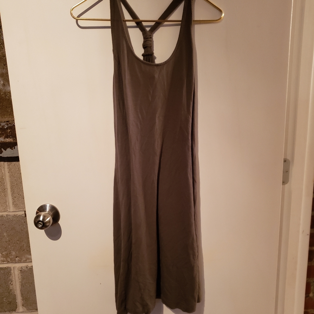Old navy olive green racerback dress